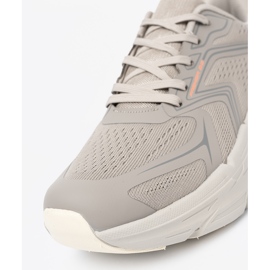 Shelvt Bequeme graue Sportschuhe mit Mesh -Struktur McArthur 1