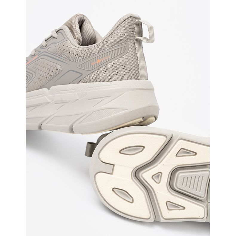 Shelvt Bequeme graue Sportschuhe mit Mesh -Struktur McArthur 2