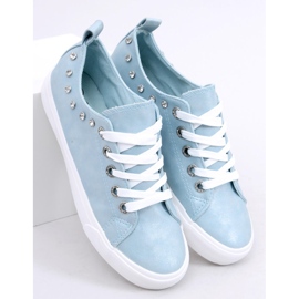 Blau BL122p Blaue Sneakers mit Zirkonia 1