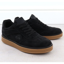 Männer Sportschuhe schwarze Big Star SS174019 1