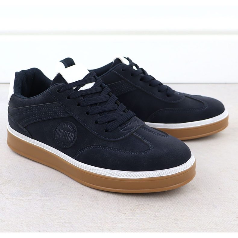 Herren Sports Schuhe Marine Blue Big Star SS174021 1