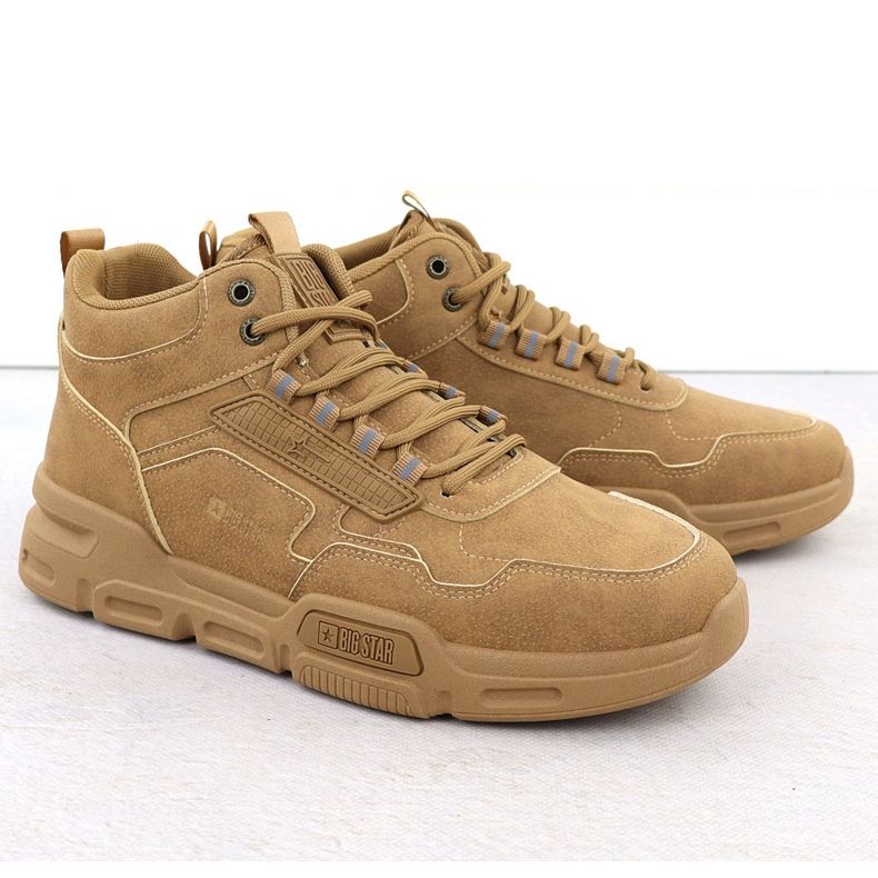Herren -Knöchelsportschuhe hellbraun Big Star SS174281 1