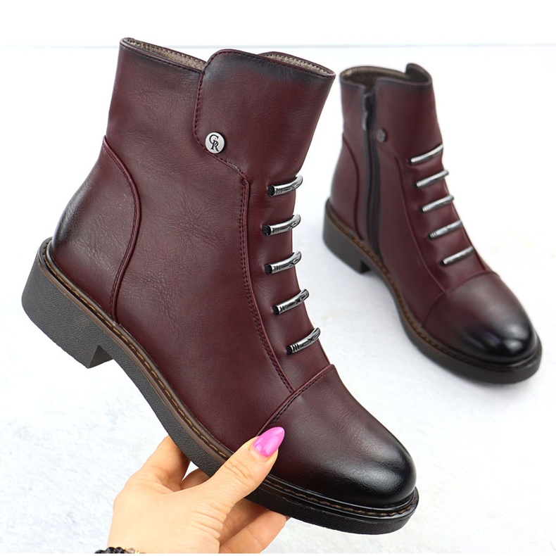 Jezzi Isolierte burgunderale Lakes von Frauen ASA252-5 rot 1