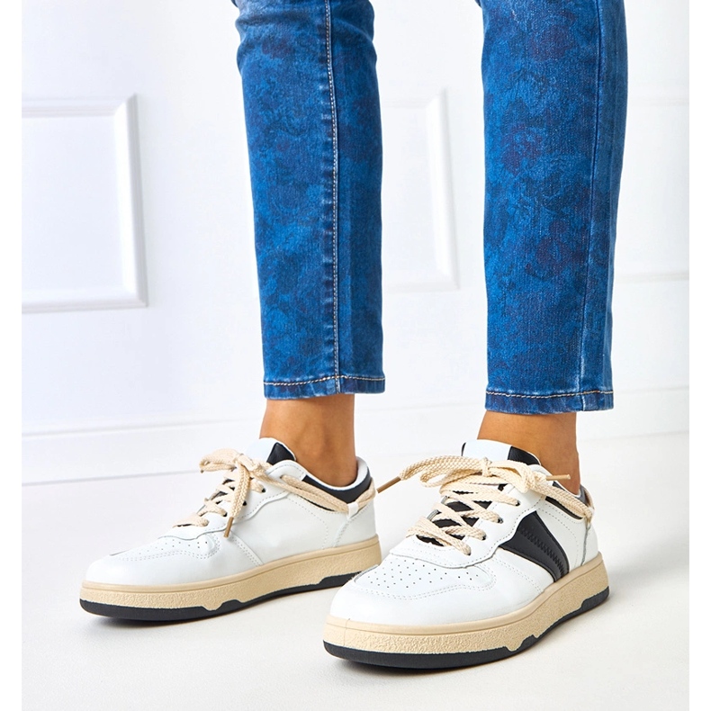 Marcella -Sneakers für weiße und weiße Frauen 1