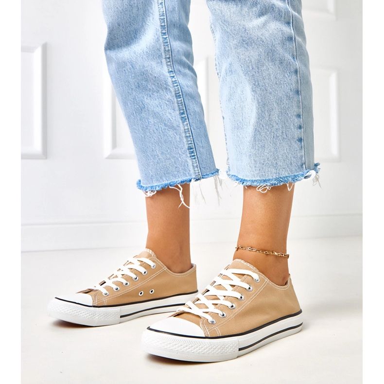 Brown klassische Frauen Zurhat Sneakers braun 1