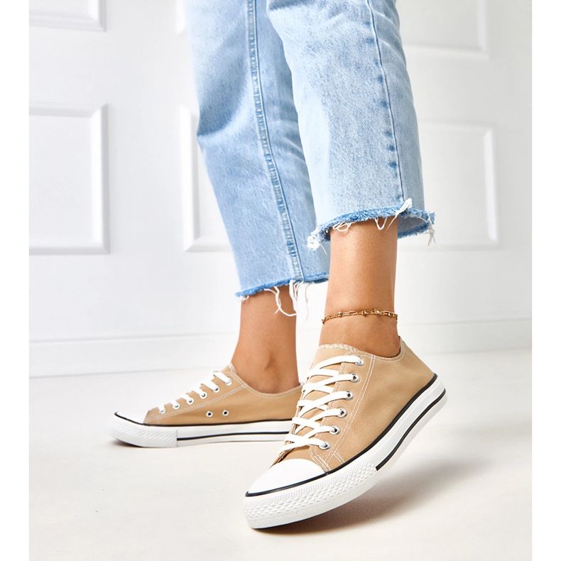 Brown klassische Frauen Zurhat Sneakers braun 2