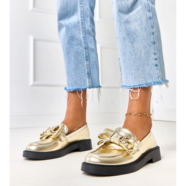 Goldene Slipper mit Bogen und Teriwa Teddybär 1