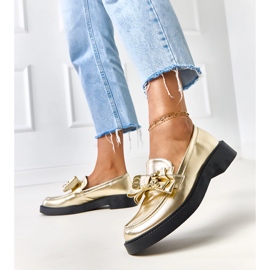 Goldene Slipper mit Bogen und Teriwa Teddybär 2