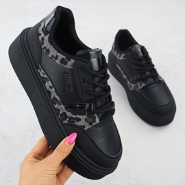 Sportschuhe auf der Big Star -Plattform in SS274358 INT2167B schwarz 1