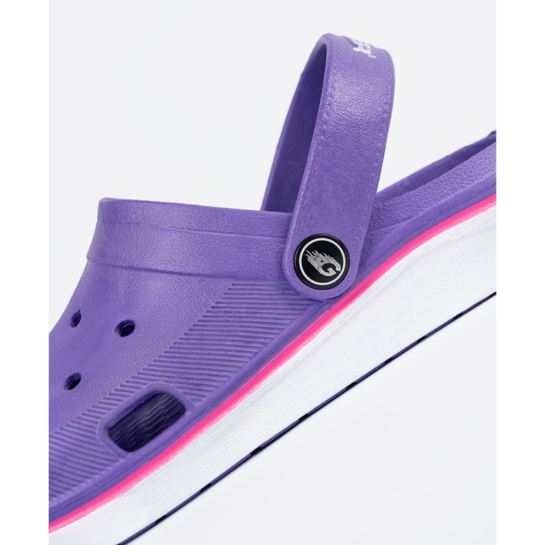 Shelvt Lila Crocs -Schuhe violett 1
