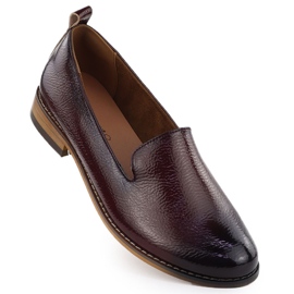 Frauenschuhe Lords bemalt Burgundery Potocki 19337 rot 1