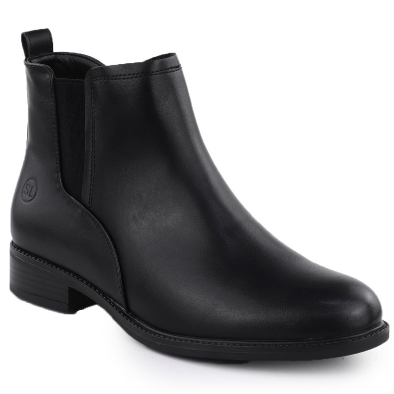 Damen Lederstiefel Isolierte schwarze Sergio Leone BT25091 1
