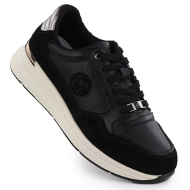 Frauen Lederschuhe schwarz Filippo DP7106/25 1