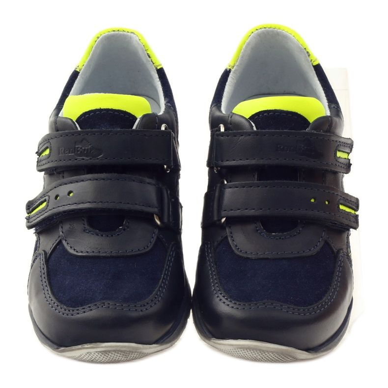 Ren But Ren Schuhschuhe für Klettverschluss 3282 Marineblau navy blau mehrfarbig grün 4