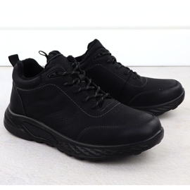 Die isolierten schwarzen Unisoft von Männern 25MN16-9275 Stiefel 2