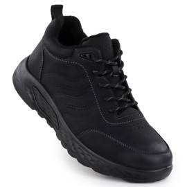 Die isolierten schwarzen Unisoft von Männern 25MN16-9275 Stiefel 1