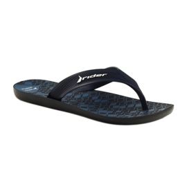 Herrenhausschuhe Rider 11073 marineblau schwarz 1