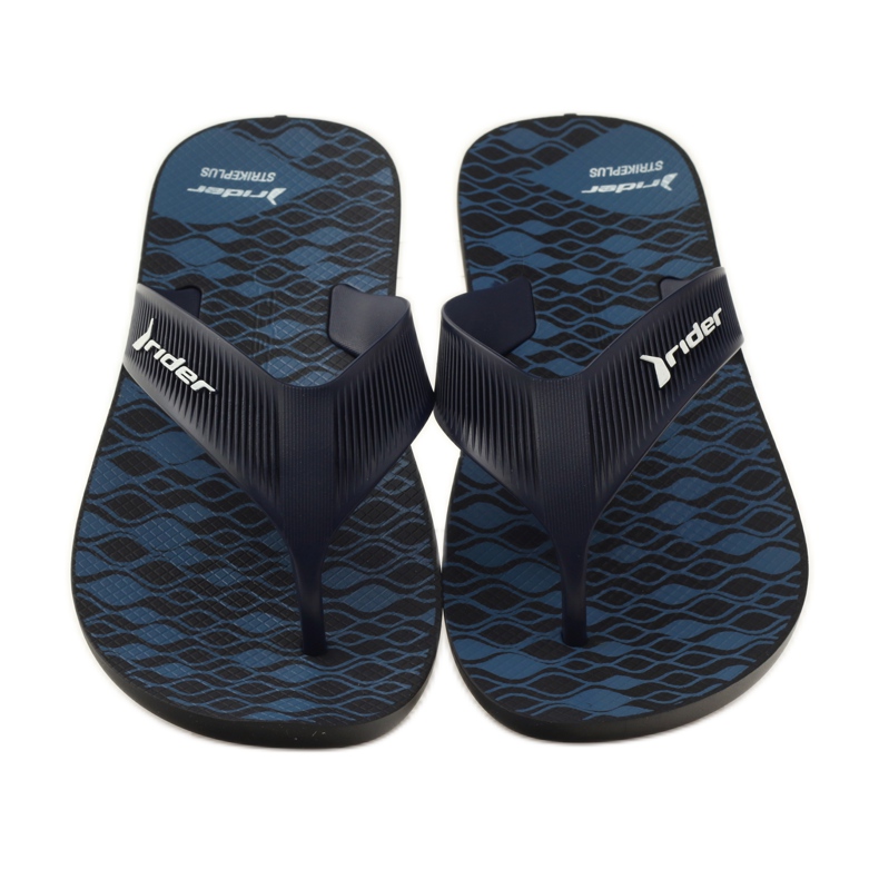 Herrenhausschuhe Rider 11073 marineblau schwarz 4
