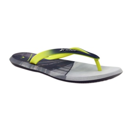 Rider 10719 Herren Flip-Flops grau gelb 1