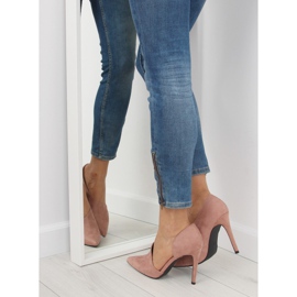 Asymmetrische Pumps auf rosa ZY098 Pinke Anstecknadel 2