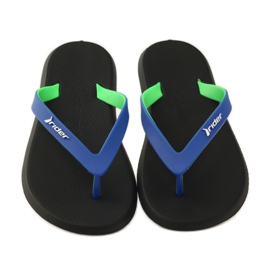 Rider 10594 Herren-Flip-Flops schwarz blau grün 4
