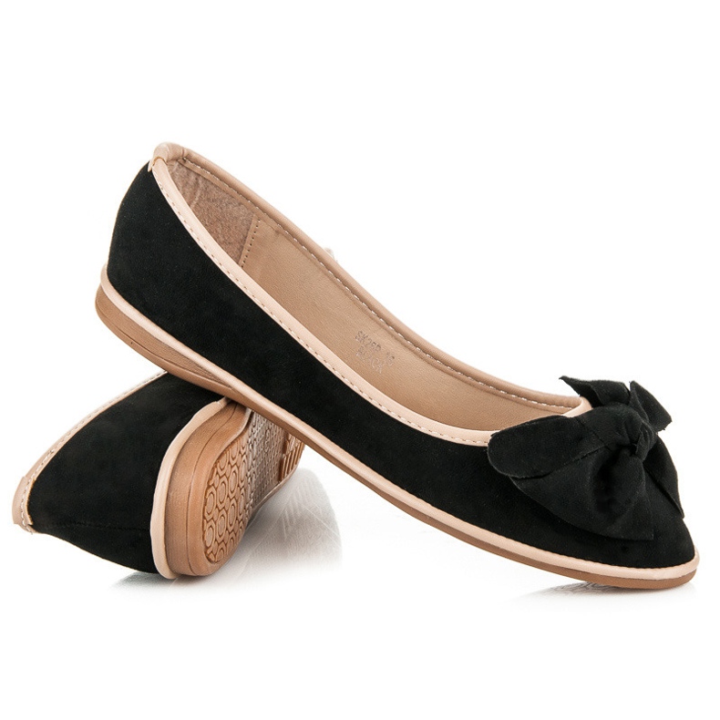 Seastar Ballerinas aus Wildleder schwarz 1