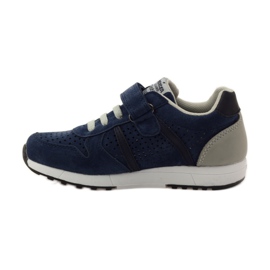 American Club ADI Sport American Leather Inlay marineblau grau 2