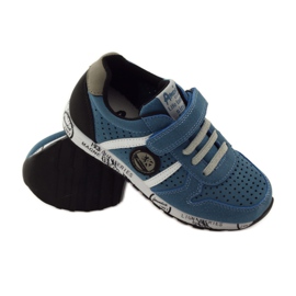 American Club ADI Sport American Leather Inlay grau blau schwarz weiß 3