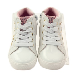 American Club Das amerikanische Herz eines sportlichen Mädchens gelb weiß 4