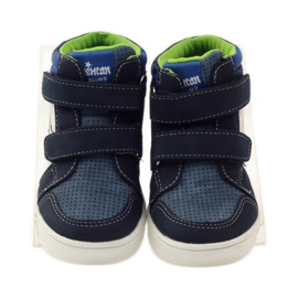 American Club Amerikanische 17353 Sportschuhe marineblau rot weiß 4