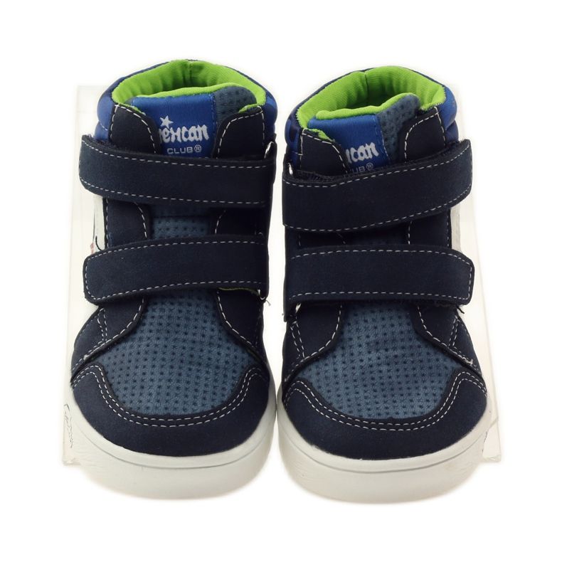 American Club Amerikanische 17353 Sportschuhe marineblau rot weiß 4
