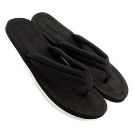 Schwarze Damen Flip-Flops CK38 schwarz 2