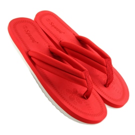 Rot Rote Damen-Flip-Flops CK38 rot 2