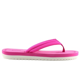 Fuchsiafarbene Flip-Flops für Damen CK38 fushia rosa 1