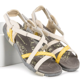 Hasby Sportsandalen mit Klettverschluss braun 1