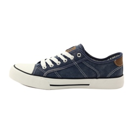 DK 0024 Denim-Turnschuhe gebundene Turnschuhe marineblau 2