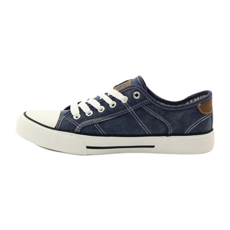 DK 0024 Denim-Turnschuhe gebundene Turnschuhe marineblau 2