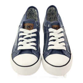 DK 0024 Denim-Turnschuhe gebundene Turnschuhe marineblau 4