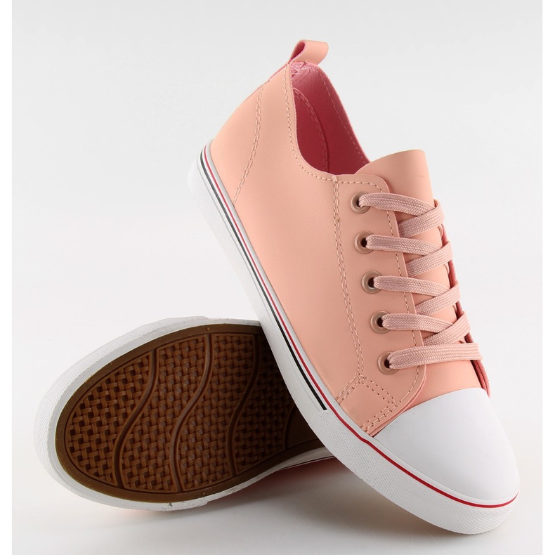 Pink Damen Turnschuhe pink XL01p Pink rosa 2