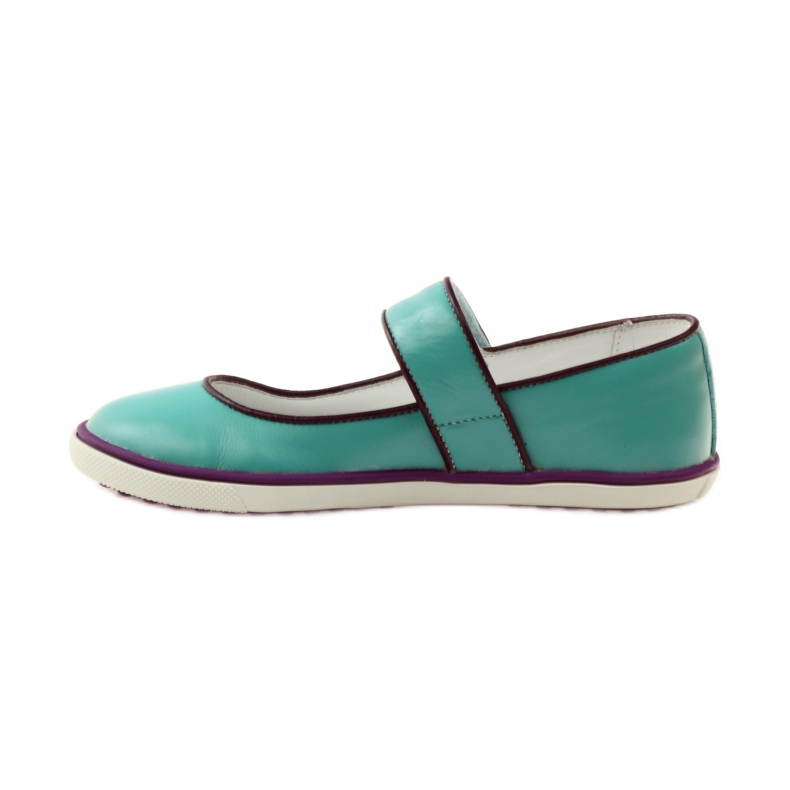 Ballerinas Kinderschuhe Bartek 28368 türkis grün lila weiß 2