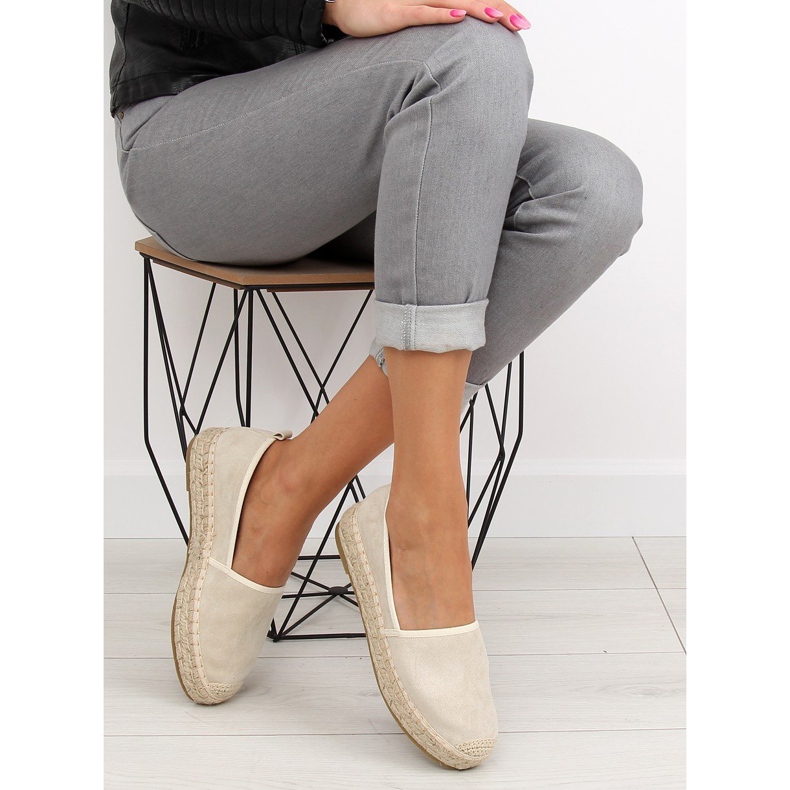 Beige Espadrilles für Damen BB10P beige 1