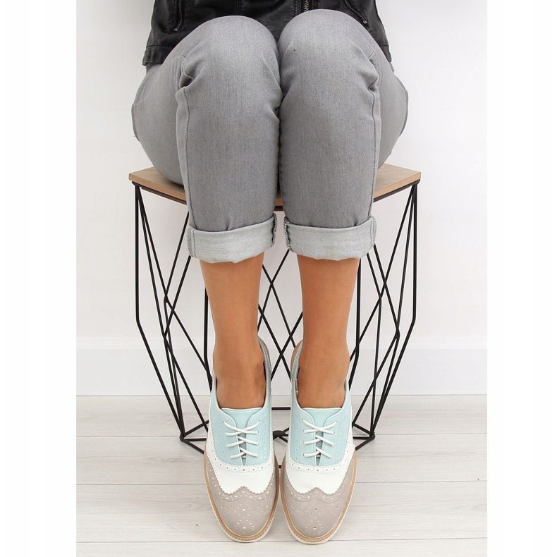 Damenhalbschuhe A-9250 Grau 2