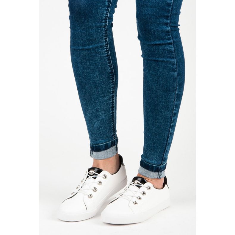 KYLIE weiße Turnschuhe 1