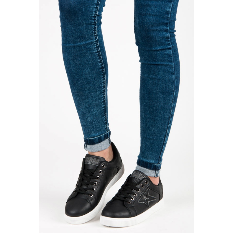 Sportschuhe für den Frühling schwarz grau 1