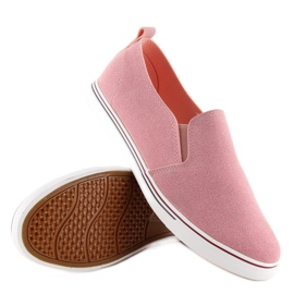 Pink XL07P Pinke Slipony-Sneakers rosa 4