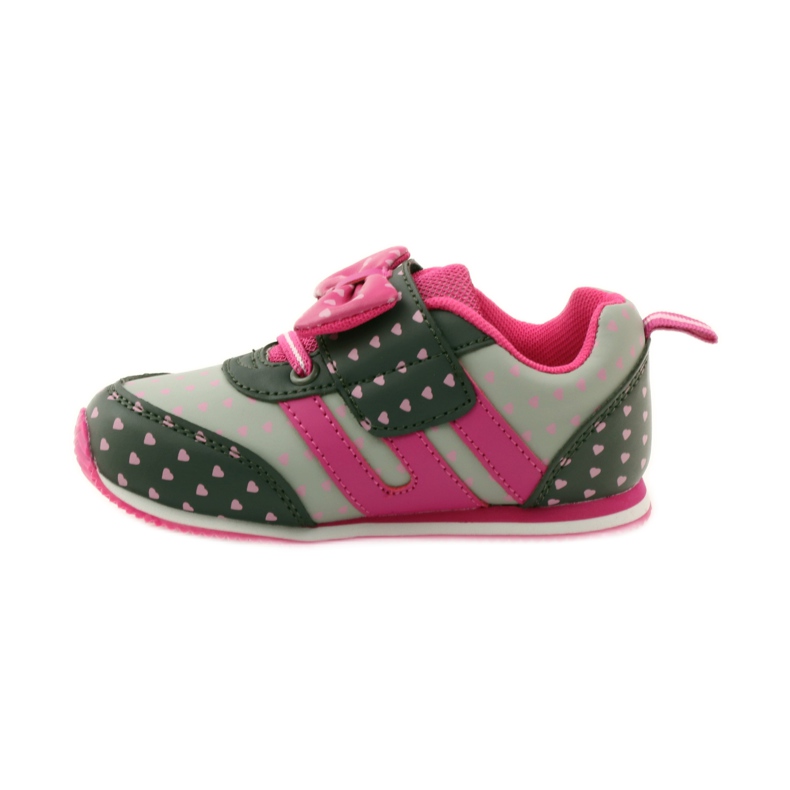 American Club Sportschuhe aus amerikanischem Leder mit Innensohle rosa grau 2