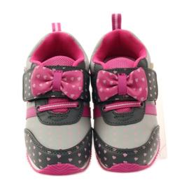 American Club Sportschuhe aus amerikanischem Leder mit Innensohle rosa grau 4