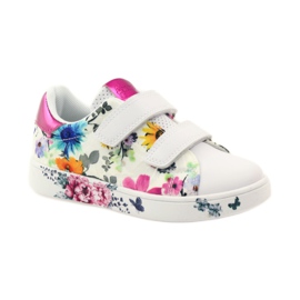 American Club Amerikanische Turnschuhe mit Lederinnensohle mehrfarbig weiß 1