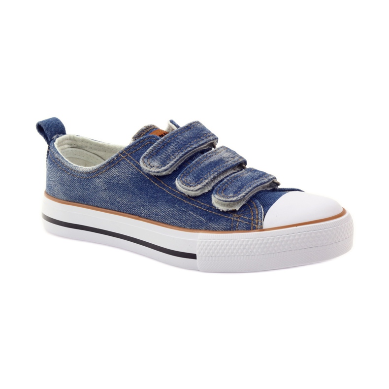 American Club Amerikanische DK-Jeans-Turnschuhe blau 1
