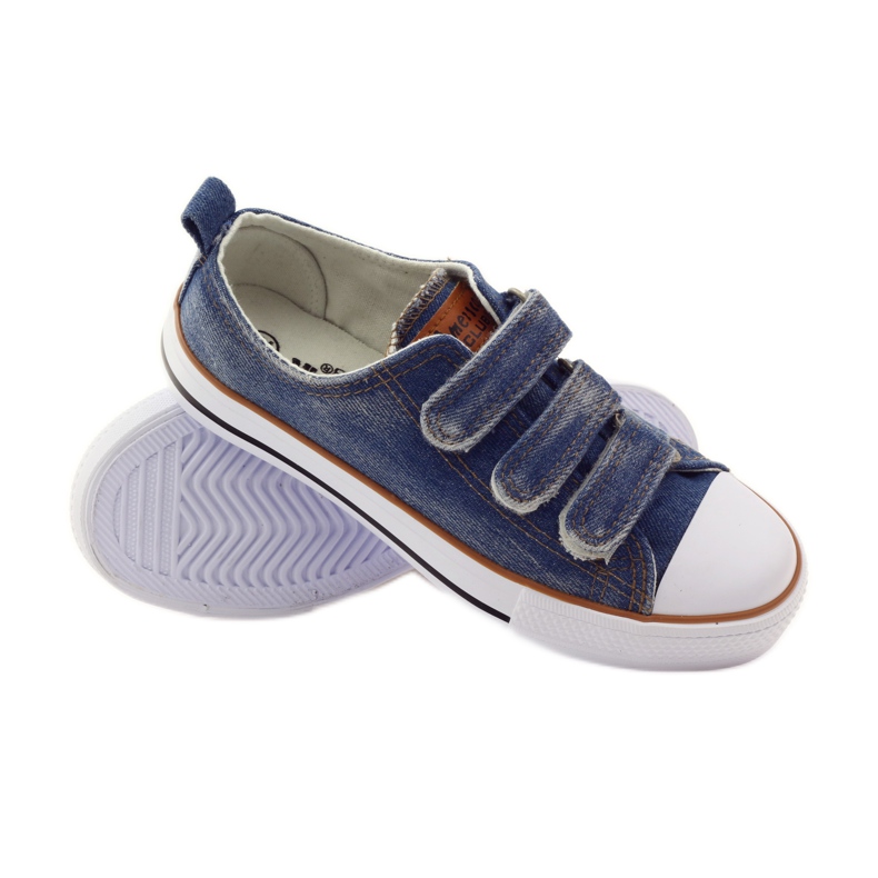 American Club Amerikanische DK-Jeans-Turnschuhe blau 3
